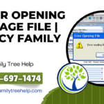 Error Opening Message File