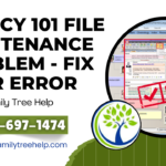 Legacy 101 Error File Maintenance