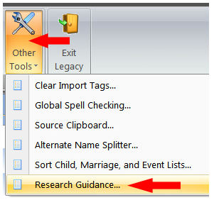 Research Guidance is Missing in Legacy 