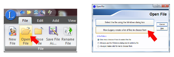 find and convert my family file