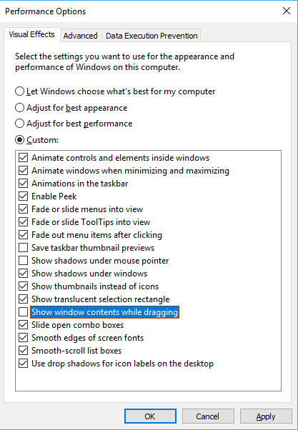 Legacy Resizing Issues
