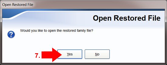 restore legacy family tree files