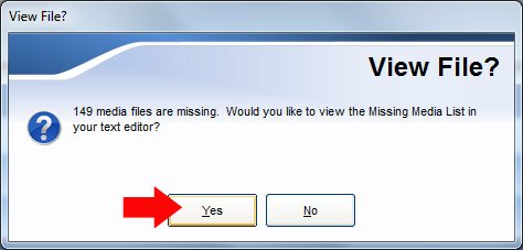 missing media files in legacy 