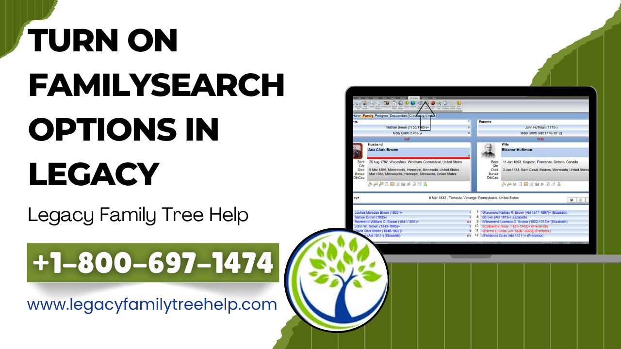 turn on FamilySearch options in Legacy