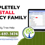 uninstall legacy family tree
