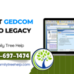 Export GEDCOM FILES to LEGACY